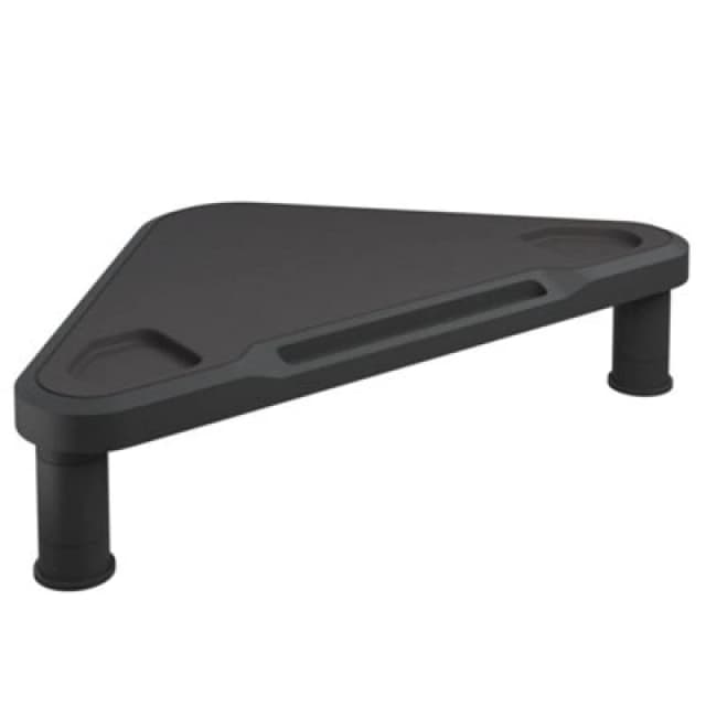 vidaXL Corner Monitor Stand Black 49x28x10.5 cm, Black 51723