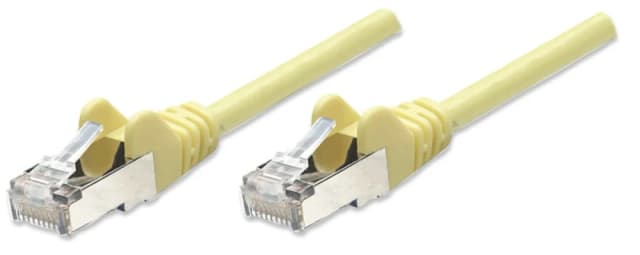 Intellinet Network Patch Cable. Cat5e. 7.5m. Yellow. CCA. SF/UTP. PVC.