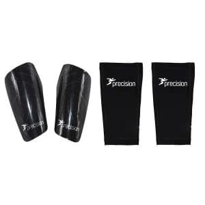 Precision Pro Matrix Shinguards Black/Chrome - Large
