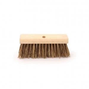 Bentley Wooden Broom Head with Stiff BassCane Bristles 13" Ref