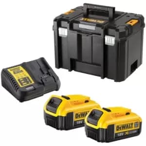 18V 2 x DCB182 4.0Ah Batteries, DCB115 Charger & tstak Set DCB182BATTDEAL - Dewalt