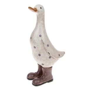 David's Polka Dot Duck Large Lilac Ornament