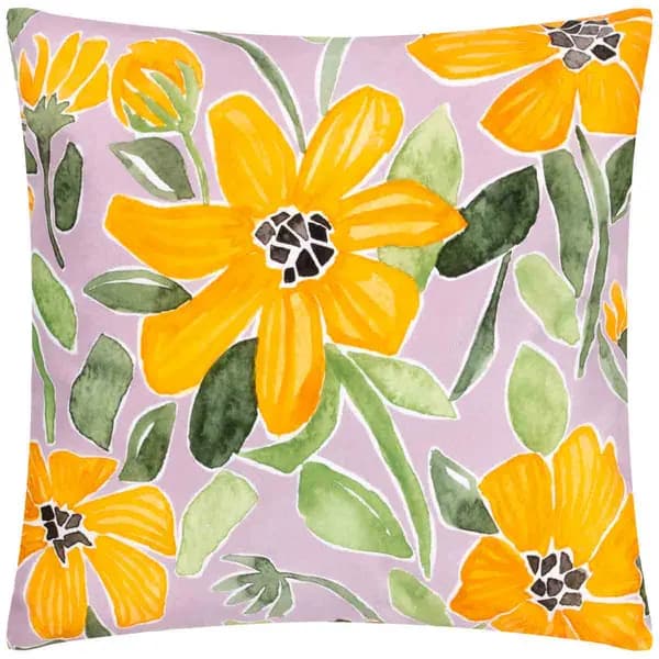 Wylder Flowers Trending Polyester Cushion - Orange 5025532799838