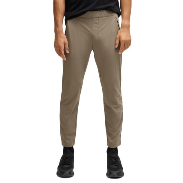Boss T Basin Tapered-Fit Trousers Green male 30R