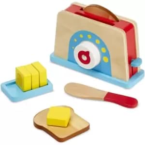 Melissa & Doug Bread and Butter Toaster Set