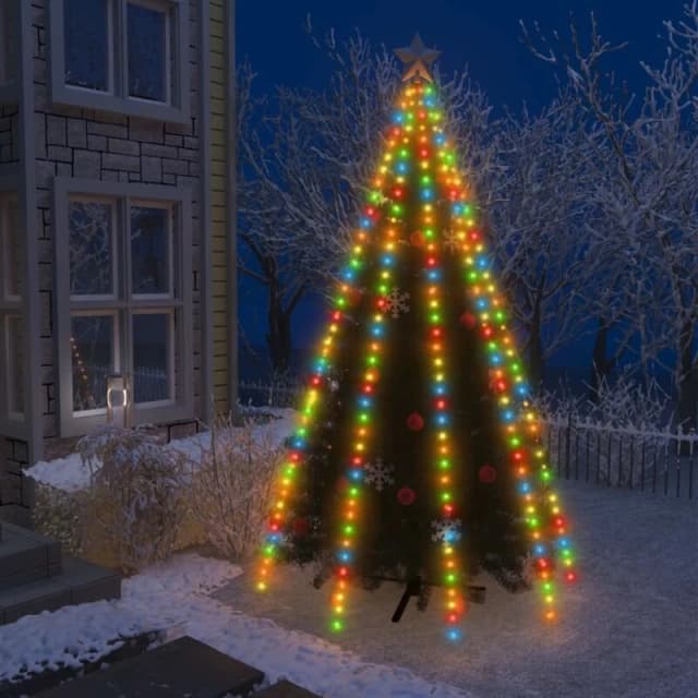 VIDAXL Christmas Tree Net Lights with 400 LEDs Colourful 400cm vidaXL 8720286434635
