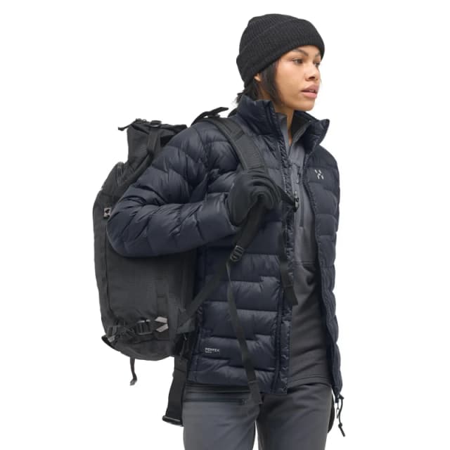 Womens down jacket Haglofs ROC Flash Down Noir Female S