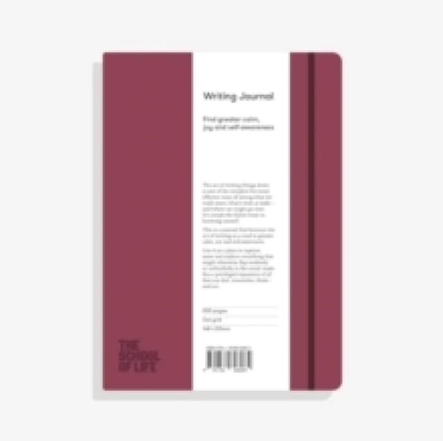 The School of Life Writing Journal - Burgundy : Find greater calm, joy and self-awareness Notebook / blank book
