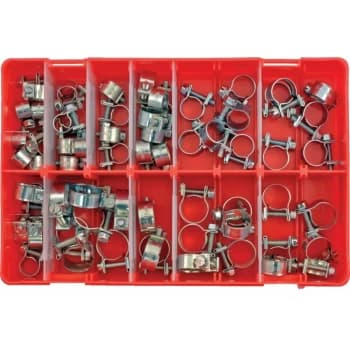 Matlock Assorted Zinc Plated Mini Clips (Nut & Bolt) 65PC
