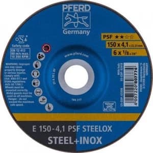 PFERD 62015520 Psf Steelox Grinding disc (off-set) 150 mm 22.23mm 10 pc(s)