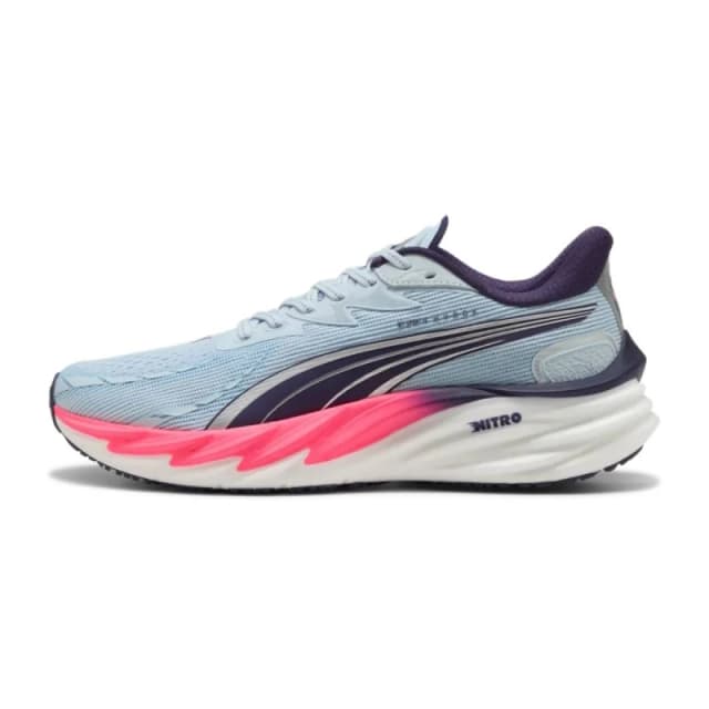 Puma Velocity NITRO 4 HYROX Blue Pink SS26 Shoes, Size 44 - EUR