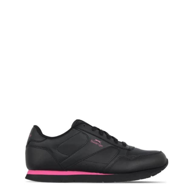 Slazenger Classic Trainers Ladies Black/Cerise female 3 (36)