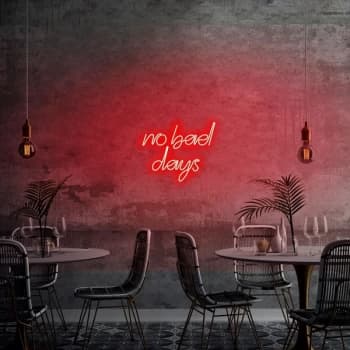 No Bad Days - Red Red Wall Lamp