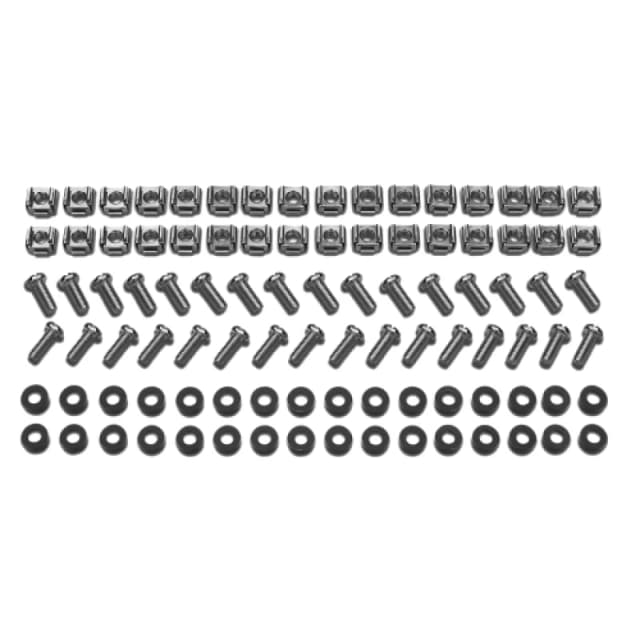 APC Easy Rack. M6 Hardware Kit. 32 sets of M6 cage nuts. nylon washers