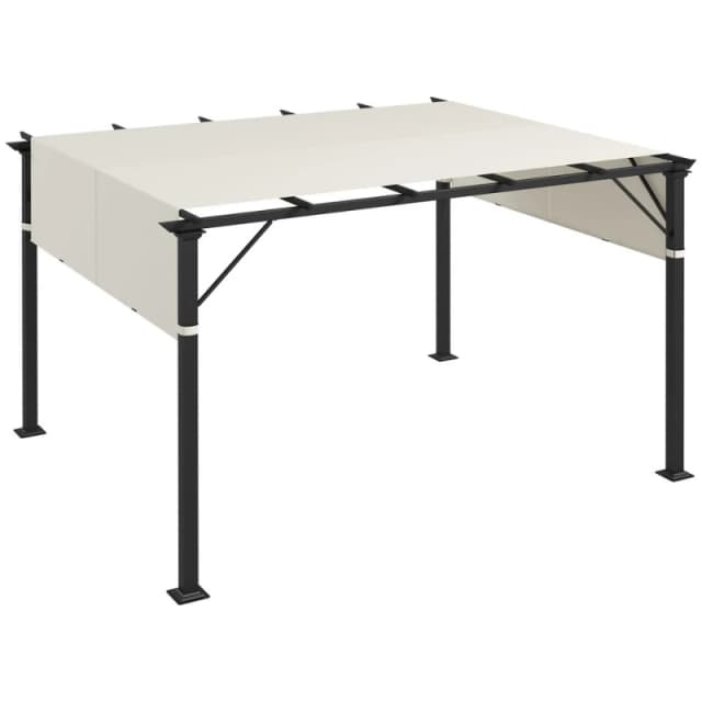 Outsunny Outsunny Pergola Canopy Replacement - UV Protection, 4.9 x 1.2m, White