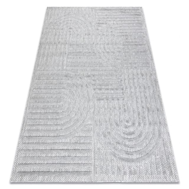 RugsX Santo Rug in Grey Size: 120cm x 170cm Grey Unisex 120cm x 170 cm