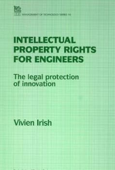 Intellectual Property for Engineers by Vivien Irish Book