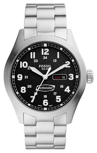 Fossil FS5976 Defender Black Dial Stainless Steel Watch