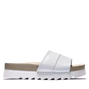 Timberland Santa Monica Sunrise Slide Sandal For Her In White, Size 6