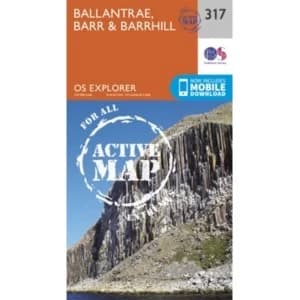 Ballantrae, Barr and Barrhill by Ordnance Survey (Sheet map, folded, 2015)