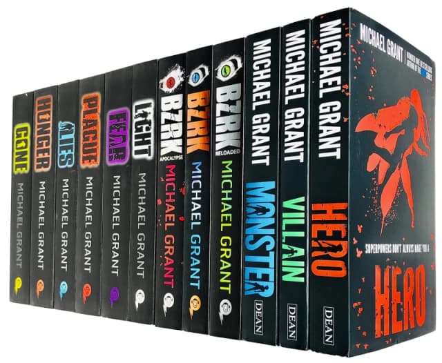 Michael Grant 12 Books Collection Set (Gone Series-Light, Gone, Hunger, Lies) Paperback Michael Grant Books