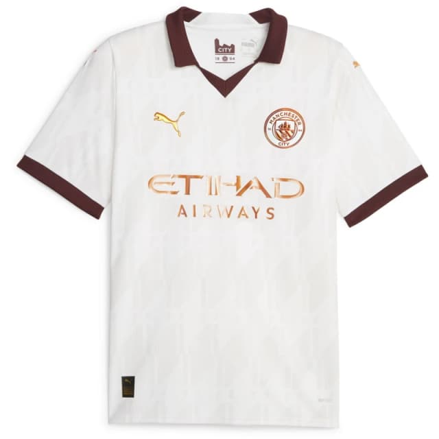 Puma Mcfc Away Jersey Replica Football Shirt Mens Puma White male XS