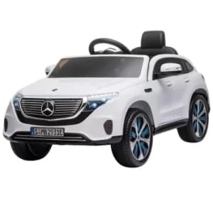 Homcom Mercedes Benz EQC 400 Ride On Electric Car 12V, White