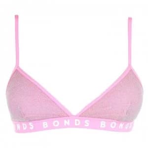Bonds Lurex Crop Triangle Bralet - Berry Sorb DNA