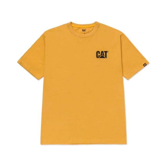 Caterpillar Trademark Tee - Yellow Yellow Sml