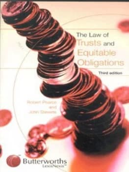 The Law of Trusts and Equitable Obligations by Robert a Pearce and John Stevens Book