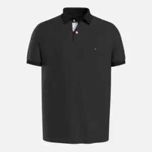 Tommy Hilfiger Big & Tall Mens Regualr Fit Polo Shirt - Black - XXXXL