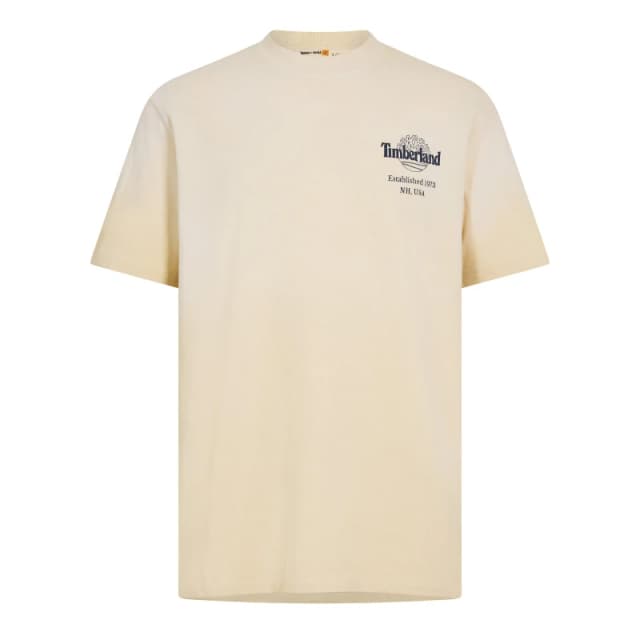 Timberland Timb Sunfade Bck Grp Sn62 Oversized T-Shirts S White 59554001350