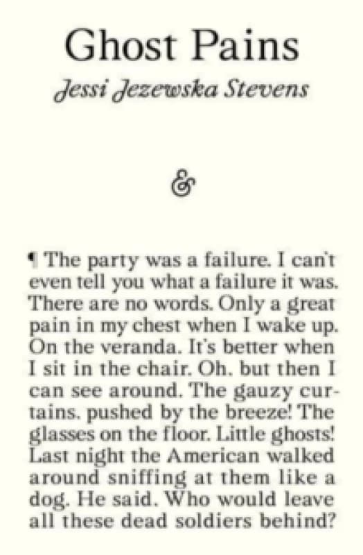Ghost Pains Paperback / softback