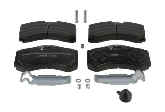 JURID 2931905390 Brake pad set prepared for wear warning indicator, with accessories Brake Pad Set,disc brake (402)