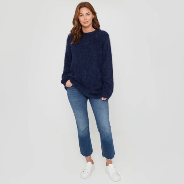 Be You Fluffy Jumper Womens - Blue Blue 8 - 10