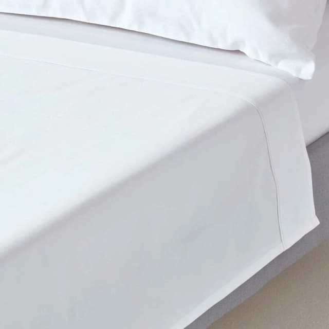 Homescapes White Egyptian Cotton Flat Sheet 1000 Thread Count, Single