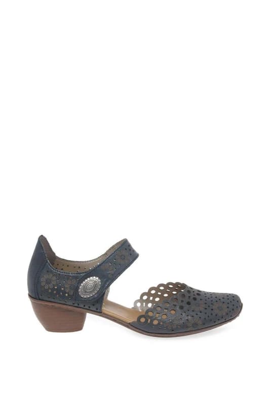 Rieker 'Pia' Mary Jane Court Shoes Navy