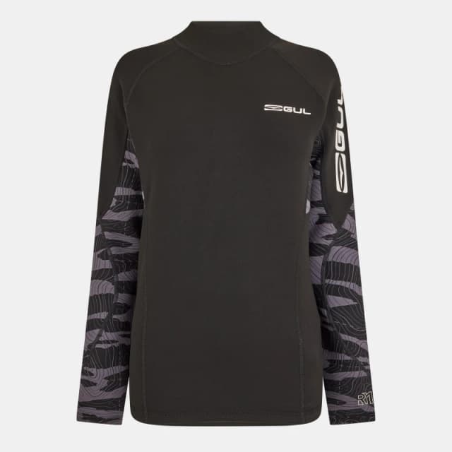 Gul Mens Thermotop Rash Vest Black/Camo male S