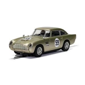 Aston Martin DB5 White Gold AMOC Brands Hatch 2019 Scalextric Car