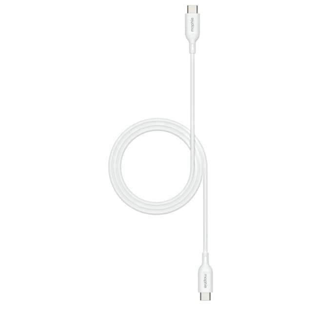 mophie essentials charging cables 1M USB cable USB 2.0 USB C White