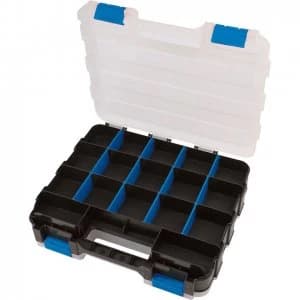 Draper 15 Compartment Double Sided Plastic Organiser