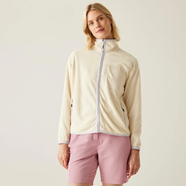 Womens zipped fleece Regatta Lilana Beige Female 36