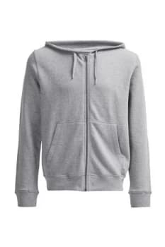 Mens French Connection Talented Loopback Hoody Mid Grey