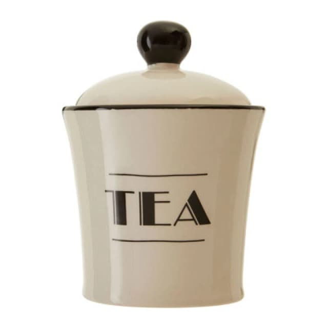 Premier Housewares Maison by Premier Broadway Tea Canister White