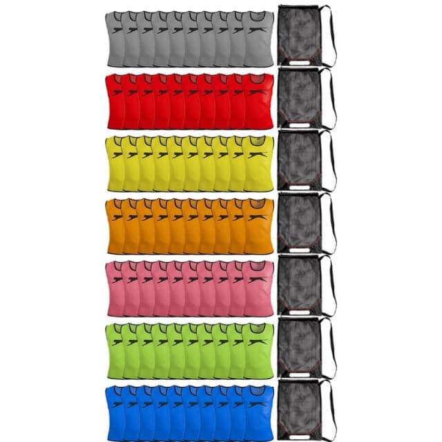 Slazenger Bibs & Storage Bag Pack Pink male One Size