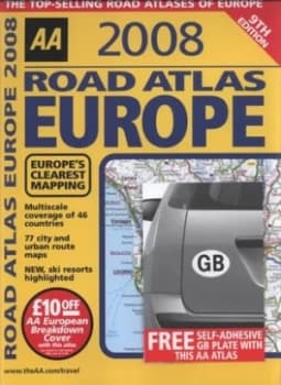 Aa 2008 Road Atlas Europe Paperback