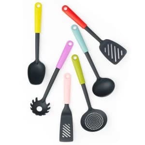 Brabantia 6 Piece Tasty Colours Kitchen Utensil Set - Multicoloured