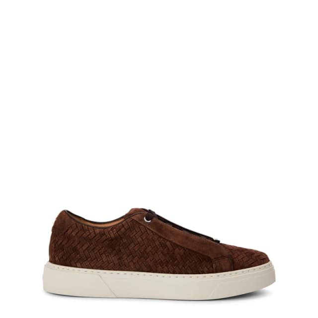 Boss Mens Low-Top Trainers Dark Brown male 9 (43)
