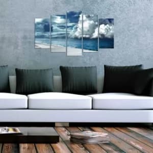 5PMX-088 Multicolor Decorative MDF Painting (5 Pieces)