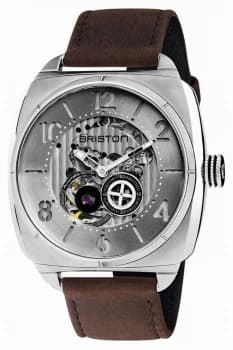 Briston Streamliner Skeleton Auto Stainless Steel Brown Watch